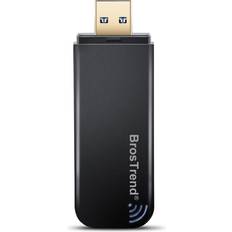 BrosTrend Brostrend 1200mbps usb wifi dongle for laptop, wifi adapter for desktop pc of