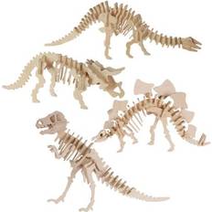 Eläimet 3D-palapelit 24.se Puinen 3D Dinosaurus palapeli