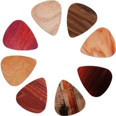 Multifarvet Plekter Northix 10 pack Plectrums, Wood