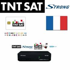 Décodeurs TV numériques Strong SRT7406 + Carte TNTSAT HD + Carte TNTSAT HD + Carte TNTSAT (Astra 19°2)