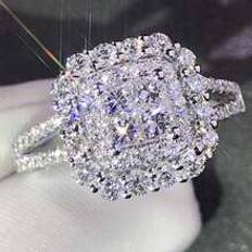 Smycken Shein Cubic Zirconia Decor Ring Cubic Zirconia Decor Ring