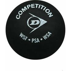 Squash-Bälle Dunlop Competition Squashbälle Packung mit 3 One Size schwarz