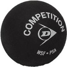 Squash-Bälle Dunlop Competition Squashbälle Packung mit 12 schwarz