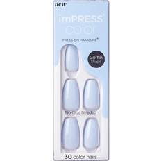 Kiss impress color press-on nails one-step gel manicure medium