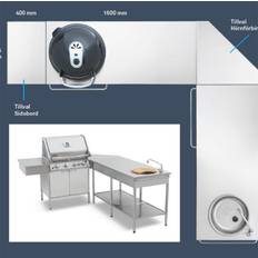 Contura Steel Hörnförbindning Utekök