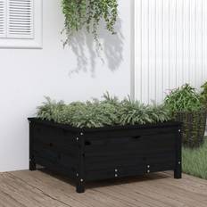 vidaXL Plantekasse 82,5x82,5x39 massivt fyrretræ Plantekasse