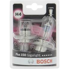 Halogenlampen Bosch H4 Plus 150 Gigalight Lampen 12 V 60/55 W P43t 2 Stücke