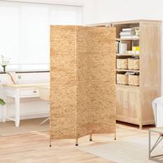 vidaXL 3-Panel Light Brown Rumdeler