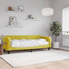 vidaXL Letto Con Materasso Giallo 80x200 cm Divano 80cm