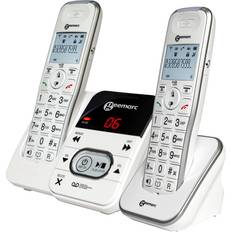 Geemarc amplidect295 twin pack -amplified cordless twinpack telephones with