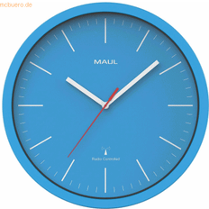 Blåa - Radiokontrollerad Väggklockor Maul 30RC Blue Väggklocka 30.5cm