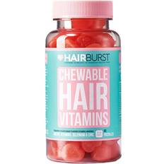 L-Metionin Vitaminer & Mineraler Hairburst Chewable Hair Vitamins 60 stk