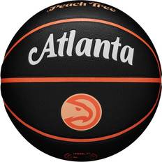 Pallacanestro Wilson Pallone da basket NBA Team City Collector Atlanta Hawks, unisex nero Nero