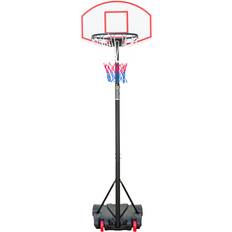 Paniers de Basket Studio Adjustable Basketball Post Black