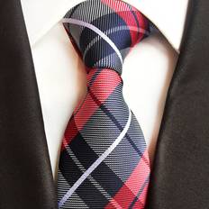 Shein Ties Shein Men Plaid Pattern Tie