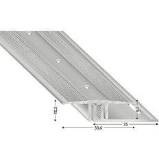 Lister & Stuk übergangsprofil höhenausgleich übergangsleiste 100cm
