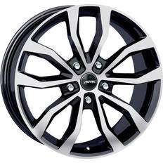 19" - 5/120 - 8" Autofelgen Autec TYP U - schwarz poliert 8.5Jx19 5x120 ET60