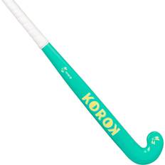 Sports de Table Stick De Hockey Enfant Débutant Occasionnel Bois FH100 Vert Jaune