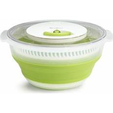 Plastica Centrifughe per Insalata Moulinex Essoreuse À Salade Rétractable Retrattile 4 l, Plastica, Verde Centrifuga per Insalata