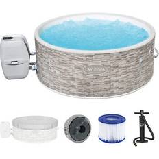 Jacuzzis Bestway Spa Gonflable Rond Lay-Z-Spa Vancouver AirJet Plus 3 5 Personnes Blanc