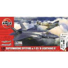 Airfix Modeller & Byggsatser Airfix 'Then and Now' Spitfire Mk.Vc &amp F-35B Lightning II