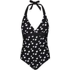 Regatta Women Swimwear Regatta Women's Flavia Swimming Costume - Black White/Polka Print