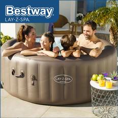 Vasche idromassaggio Bestway Vasca Idromassaggio Gonfiabile Piscina Dominica d 196 x 71 cm Marrone