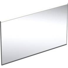 Schwarz Badezimmerspiegel Geberit Option Plus Square Lichtspiegel 120 cm