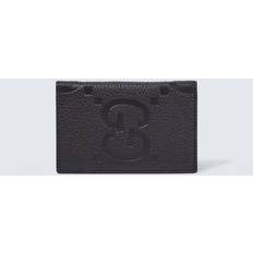 Gucci Black Vertical Wallet In Jumbo Gg