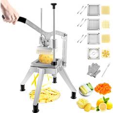 Mini Picadoras & Espiralizadores VEVOR Commercial Vegetable Chopper with 4 Blades Fruits Dicer