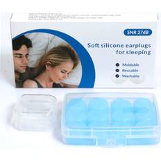 Soft Silicone Earplugs for Sleeping 12-pack