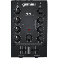 Headphones (6.3mm) DJ Mixers Gemini MM1 Two-Channel Compact Mixer