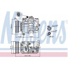 Nissens Compressor, air conditioning AC 89237