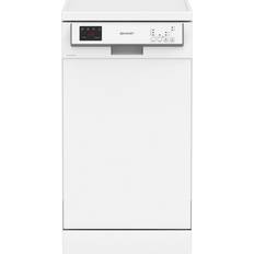 Sharp Opvaskemaskiner Sharp QW-NS22F47EW-DE Opvaskemaskine Fritstående 10 Kuverter