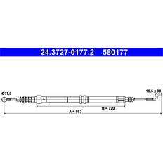 ATE handbremsseil vw transporter t4