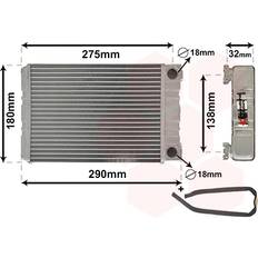 Ir element Van Wezel wärmetauscher innenraumheizung 30006312