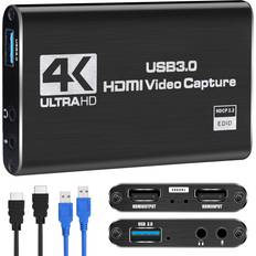 Capture card, video capture card 4k 1080p 60fps, hdmi capture card switch, ga