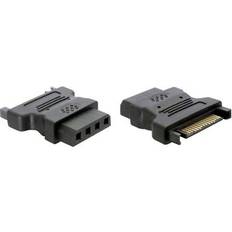 SATA-SATA Câbles Dexlan Adaptateur d'alimentation SATA 15 Points Mâle Vers Molex Femelle