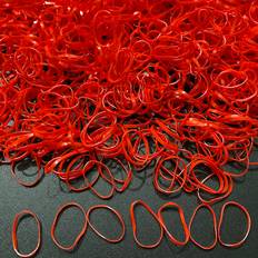 Shein 1000 Pcs Red Color Elastic Hair Bands