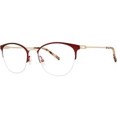 Vera Wang Robyn Auburn Gold Size Frame Only Blue Light Block Available Red Gold