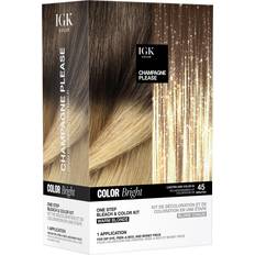 IGK Hair Color Bright One Step Bleach & Color Kit