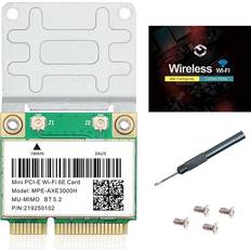 REKONG Wifi 6e half mini pci-e wifi network card 802.11ax ac mpe-axe3000h 2.4ghz 5gh