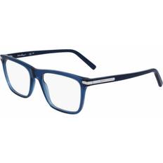 Ferragamo SF 2959 414 Blue Size Frame Only Blue Light Block Available Transparent Blue