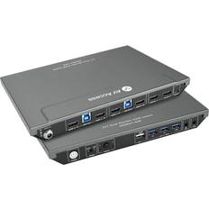 Dual monitor kvm switch Access Av kvm switch dual monitor 2 port 4k60hz, 2k144hz, hdmi usb 3.0 swit