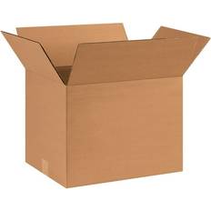 Cardboard Boxes Global Industrial Partners Brand 14 x 10 x 10 Heavy-Duty Boxes 44 ECT Kraft 25/Bundle HD141010