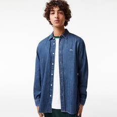 Lacoste Grå Skjorter Lacoste Ikonisk Look Skjorte - Blå