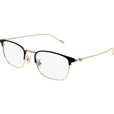 Briller & Læsebriller Montblanc MB0192O 001 53 Briller Mænd Guld 53mm