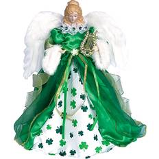 Santa's Workshop 15" Shamrock Angel Tree Topper Figurine