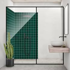 Tiles Duschrückwand Mosaik Beton Fliesen Grün