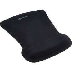 Irregular Gel Mouse Pad with Wrist Rest 20 x 25 cm Black
